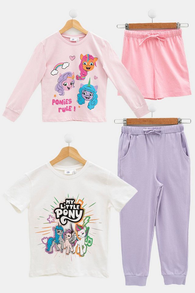 For You Moda Shorts My Little Pony 4-teiliges Pink Set von For You Moda