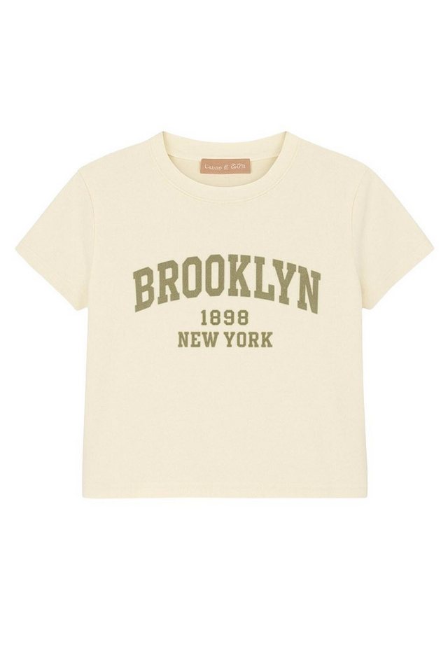 For You Moda Sweatanzug Bedrucktes, garniertes grünes Unter- und Oberteil-Set von For You Moda