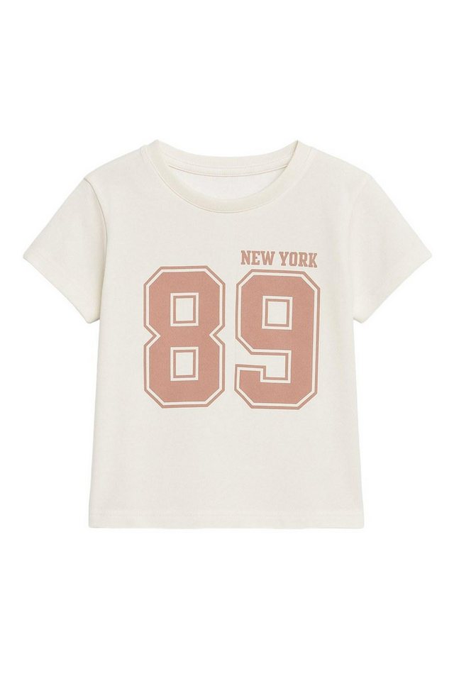 For You Moda Sweatanzug Bedrucktes, garniertes rosa Oberteil und Unterteil von For You Moda