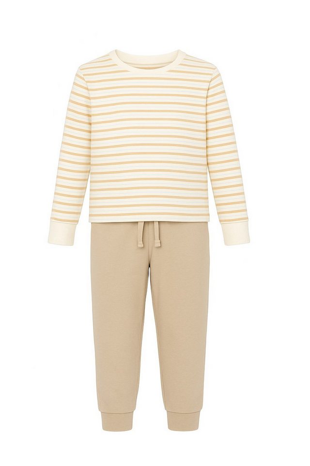 For You Moda Sweatanzug Set aus Oberteil und Unterteil mit Rundhalsausschnitt und langen Ärmel von For You Moda