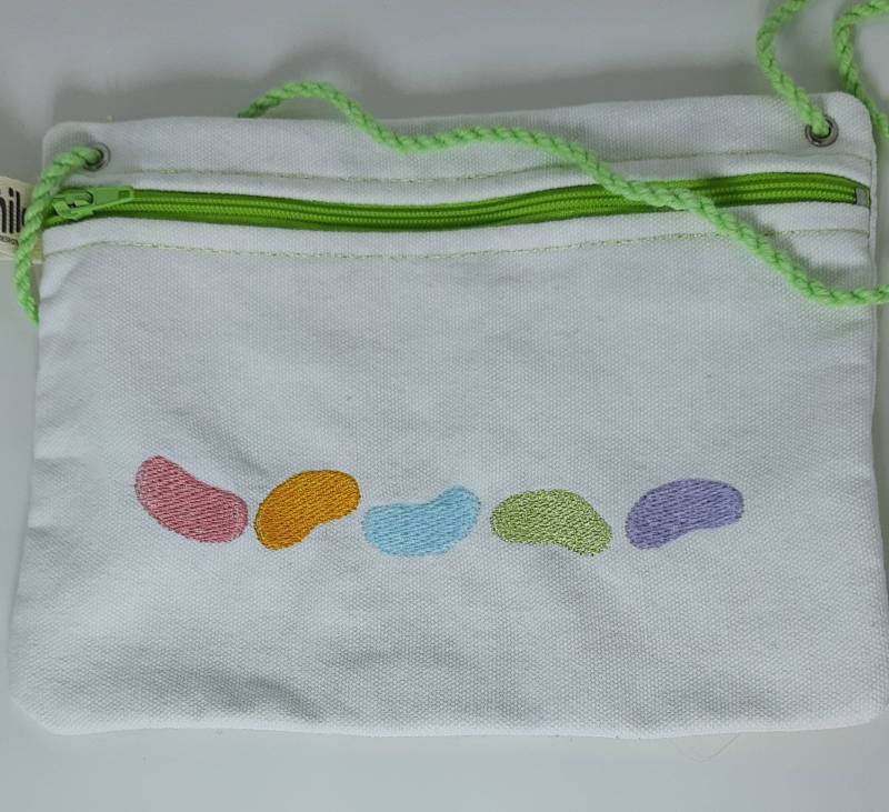 Quallebohnen Bestickt Wirklich Nützlich Spaß & Fabelhafte Kleine Tasche Quallebohnen Bestickt Wirklich Nützlich Spaß & Fabelhafte Kleine Tasche von ForASmileGiftDesign