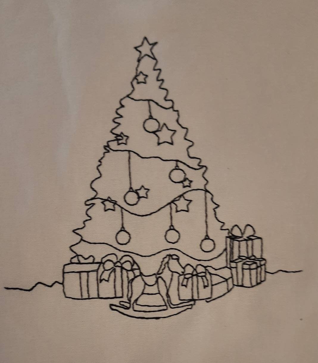 Weihnachtsbaum Ausmalbeutel Weihnachtsbaum Ausmalbeutel von ForASmileGiftDesign