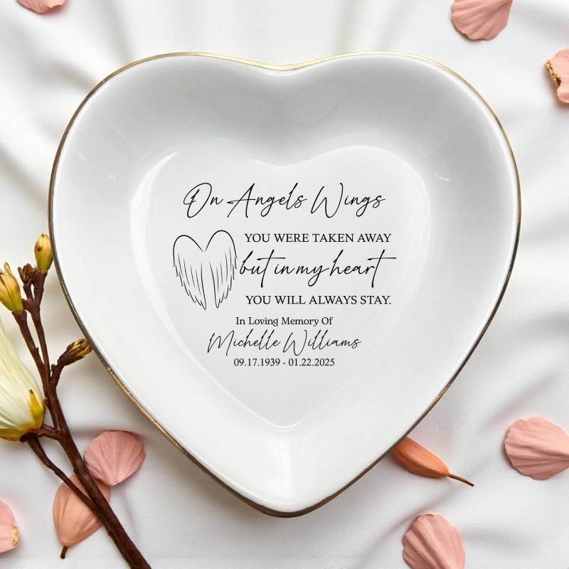 Personalized Memorial Gift For Mom Sympathy Ring Dish - Christmas Gifts Grandma von ForHerLuck