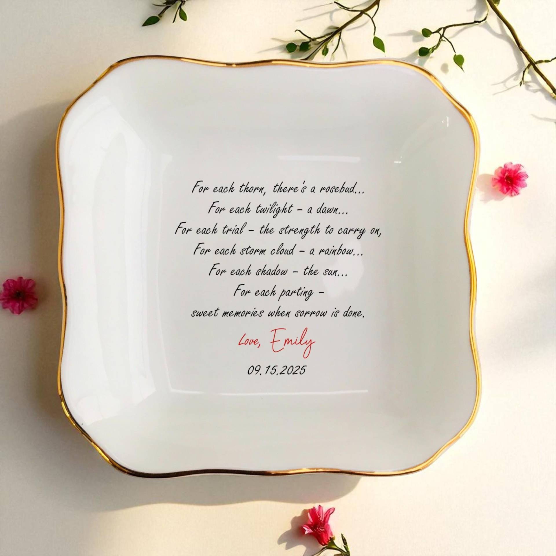 Personalized Sympathy Gift Ring Dish/Uplifting Gifts/Family Gifts/Mom Grief Gift/Christmas Gifts/Memorial Gifts/ Leaving Gift/Positivegift Personalized Sympathy Gift Ring Dish/Uplifting Gifts/Family Gifts/Mom Grief Gift/Christmas Gifts/Memorial Gifts/ Leaving Gift/Positivegift von ForHerLuck