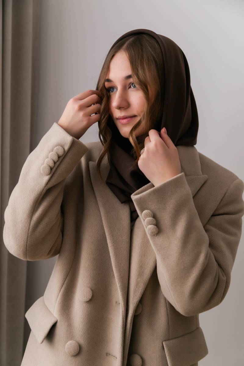 Weiches Seidenkopftuch, Handgefertigte Kopfbedeckung Für Damen von ForSisterUA