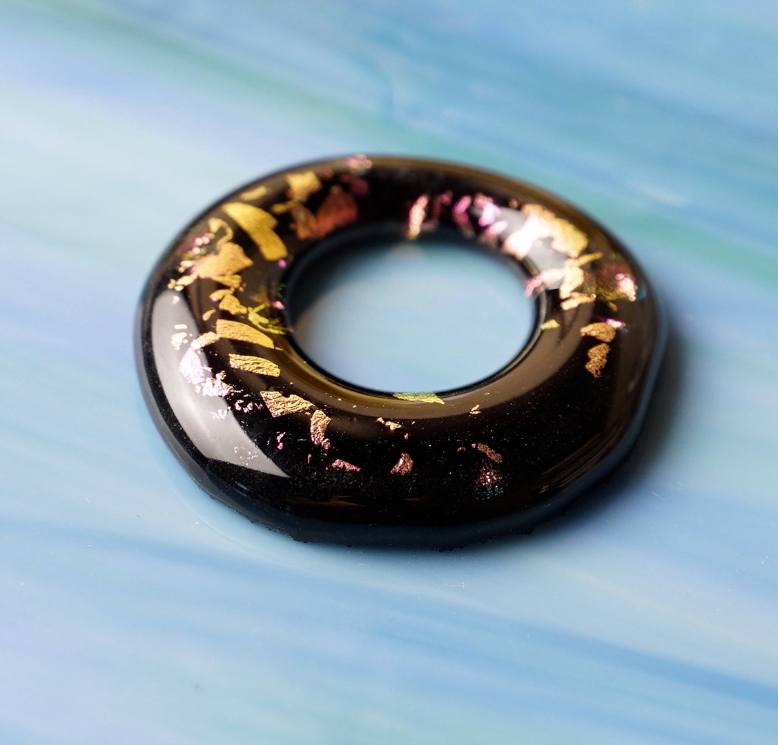 Handgemachte Dichroic Fusing Glas Cabochon Anhänger Halskette Handgemachte Dichroic Fusing Glas Cabochon Anhänger Halskette von ForThePeople
