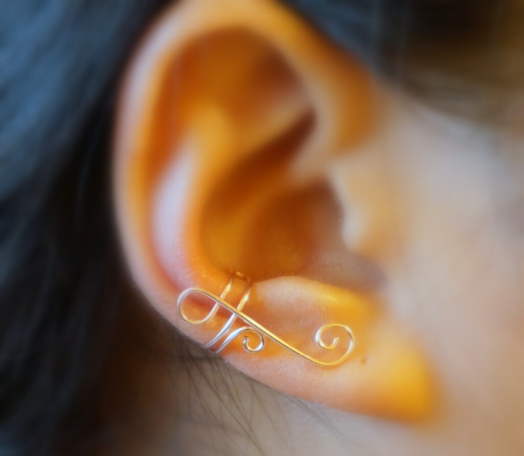 Minimalist No Piercing Ohrmanschette Handgemachte Einfache Ohrring | 37 von ForYourEar