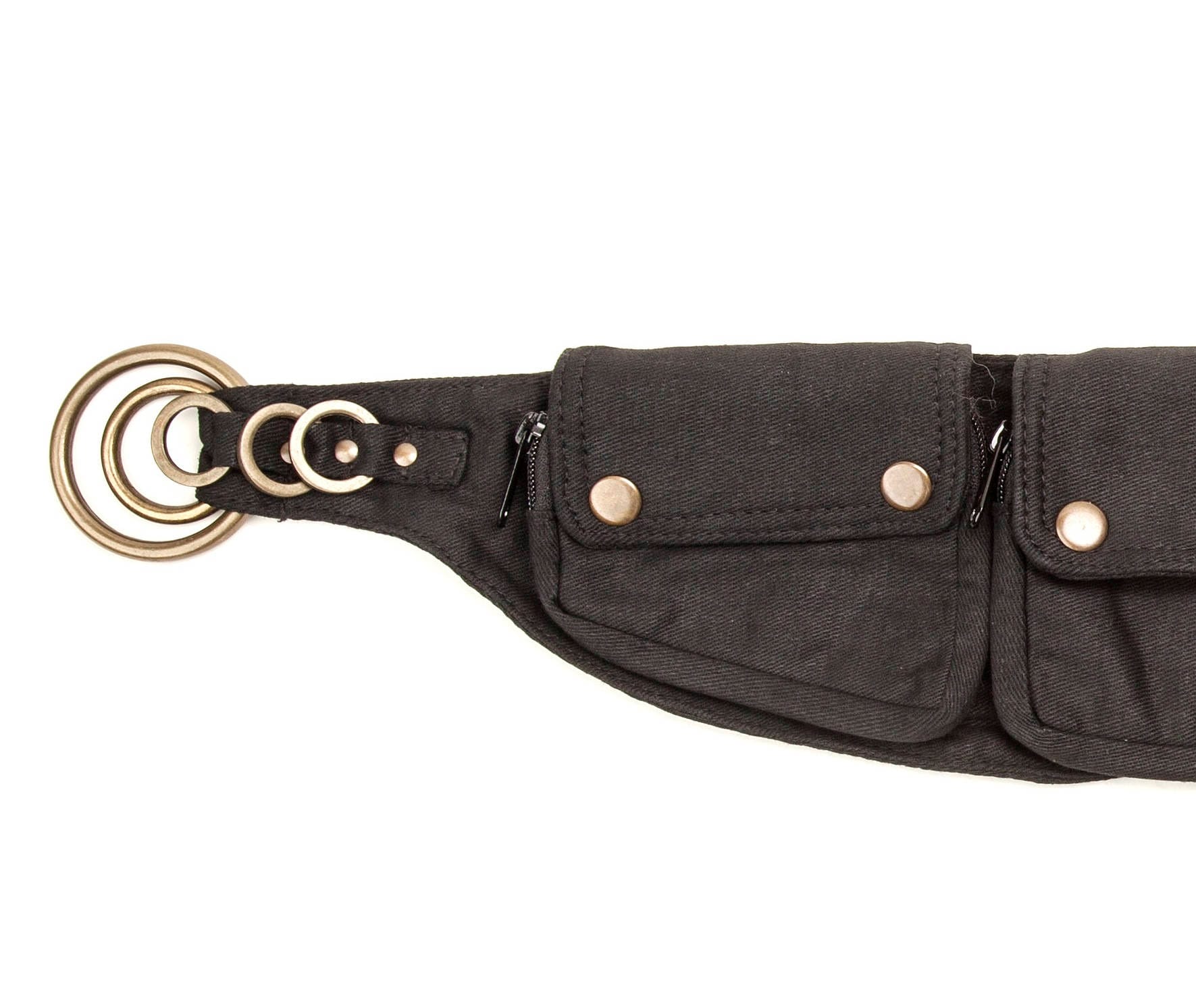 Canvas Taschengürtel | Veganer Gebrauchsgürtel Hüfttasche Bauchtasche Festival Gürtel von ForageDesign