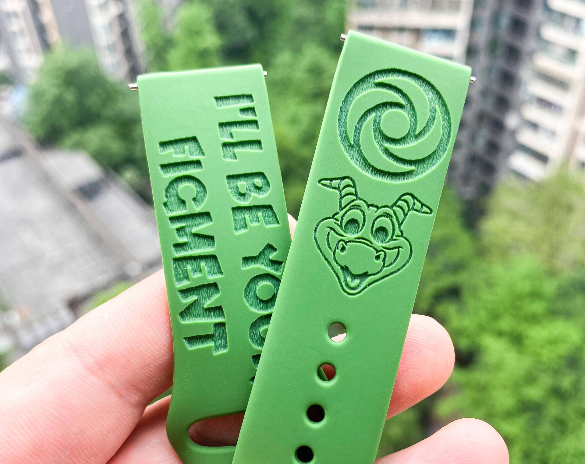 Figment One Little Spark Silikon Samsung Galaxy Uhrenarmband, Ersatzarmband, Personalisierte Fitbit Versa 1 & 2 Uhrenarmband Figment One Little Spark Silikon Samsung Galaxy Uhrenarmband, Ersatzarmband, Personalisierte Fitbit Versa 1 & 2 Uhrenarmband von Foralllovehandmade