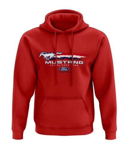 Ford Mustang Hoodie 2024 Ltd Edition 60-jähriges Jubiläum Herren-Kapuzenpullover von Ford Motor Company