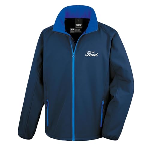 Ford Mustang Original Script Softshell Racing Jacke von Ford Motor Company