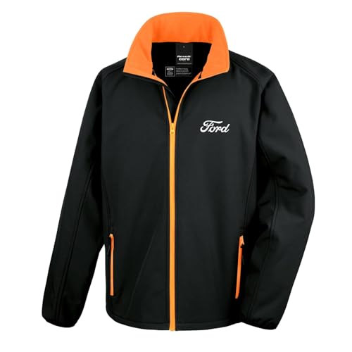 Ford Mustang Original Script Softshell Racing Jacke von Ford Motor Company