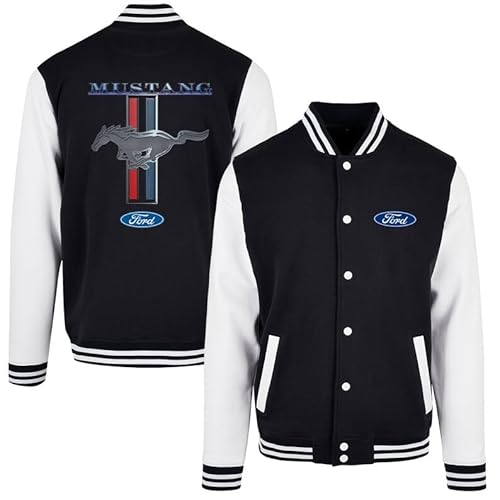 Varisty College Jacke Ford Mustang Classic Tribar im Amerikanischen Retro Stil. von Ford Motor Company