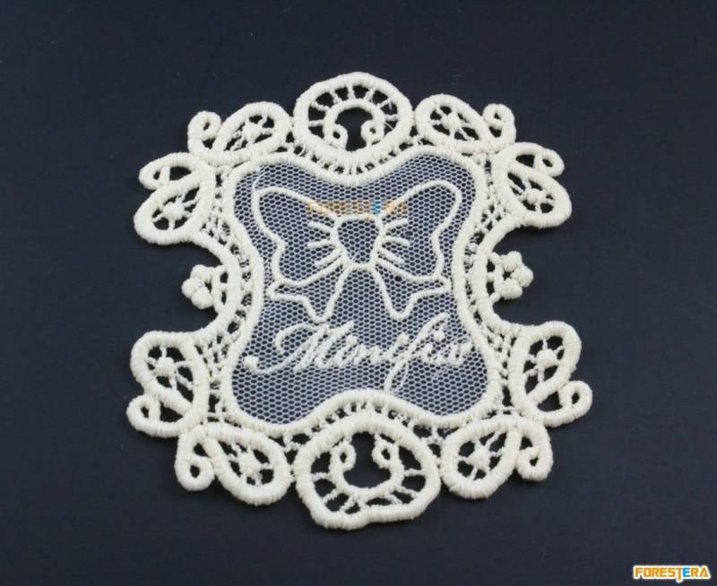 10 Stück Schmetterling Spitze Applikation Beige Terylene Bestickt Patch 6.5x8.5cm | Lace148 10 Stück Schmetterling Spitze Applikation Beige Terylene Bestickt Patch 6.5x8.5cm | Lace148 von ForestEra
