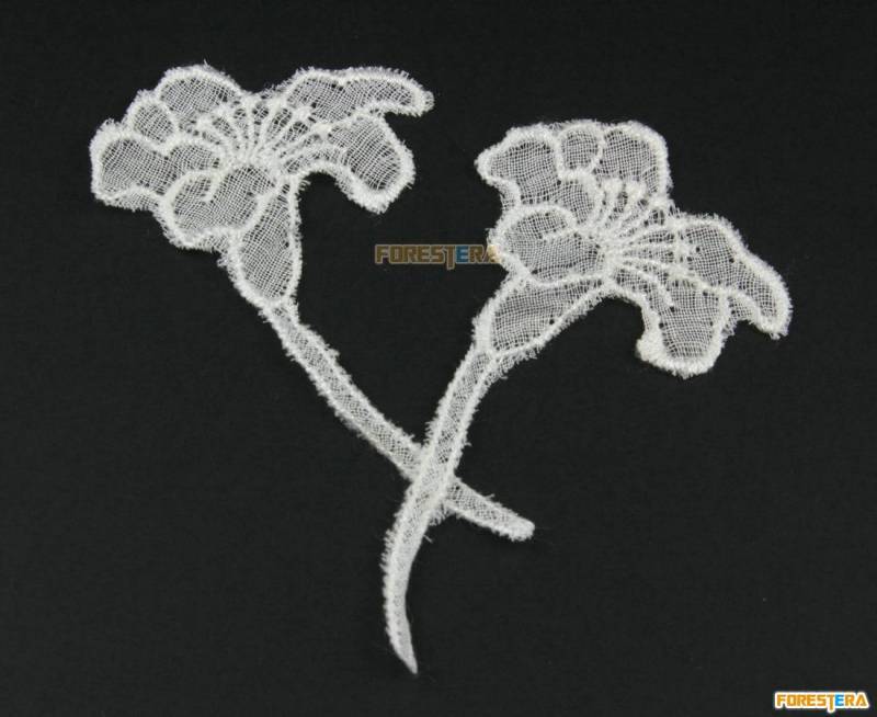12 Stück Blume Spitze Applikation Weiß Baumwolle Bestickt Patch 3, 5 X 7 cm | Lace408 12 Stück Blume Spitze Applikation Weiß Baumwolle Bestickt Patch 3, 5 X 7 cm | Lace408 von ForestEra