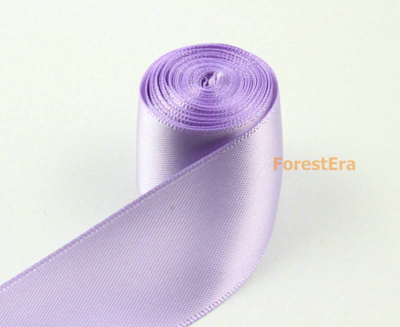 2 Yards 1 Zoll Licht Lila Glänzende Band Haarband Grosgrain | Lwd54 von ForestEra