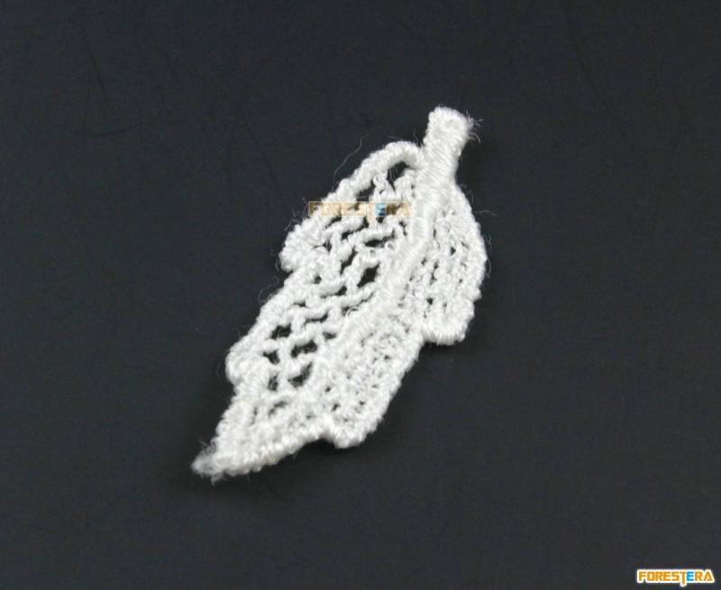 20 Stück Blatt Spitze Applikation Weiß Terylen Bestickt Patch 3, 5 X 1, 5 cm | Lace209 20 Stück Blatt Spitze Applikation Weiß Terylen Bestickt Patch 3, 5 X 1, 5 cm | Lace209 von ForestEra