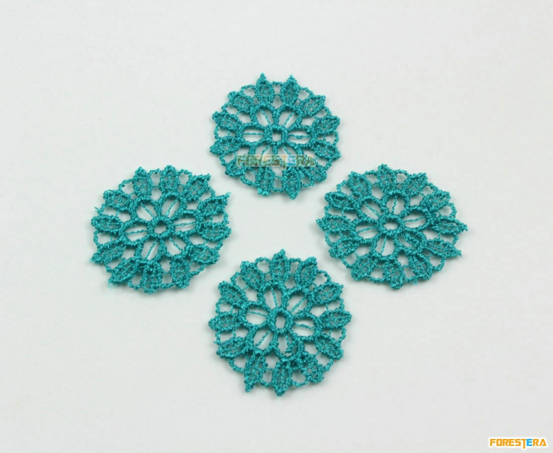 20 Stück Blume Spitze Applikation Grün Terylene Bestickt Patch 2, 2 cm | Lace403 20 Stück Blume Spitze Applikation Grün Terylene Bestickt Patch 2, 2 cm | Lace403 von ForestEra