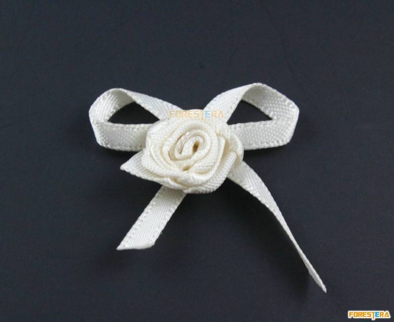 20 Stück Bowknot Lace Applique Weiß Terylen Bestickt Spitze Patch 2.5Cx3.5cm | Lace171 von ForestEra
