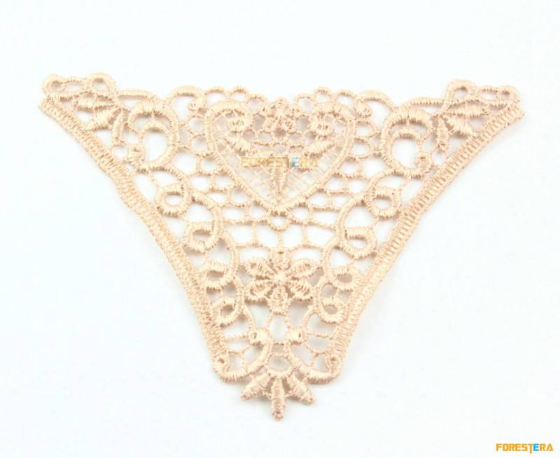 30 Stück Blume Spitze Applikation Beige Terylene Bestickt Patch 6, 5x9cm | Lace186 30 Stück Blume Spitze Applikation Beige Terylene Bestickt Patch 6, 5x9cm | Lace186 von ForestEra