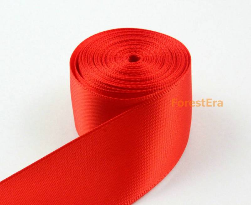 4 Yards 1 Zoll Rot Glänzend Band Haarband Grosgrain | Lwd62 4 Yards 1 Zoll Rot Glänzend Band Haarband Grosgrain | Lwd62 von ForestEra