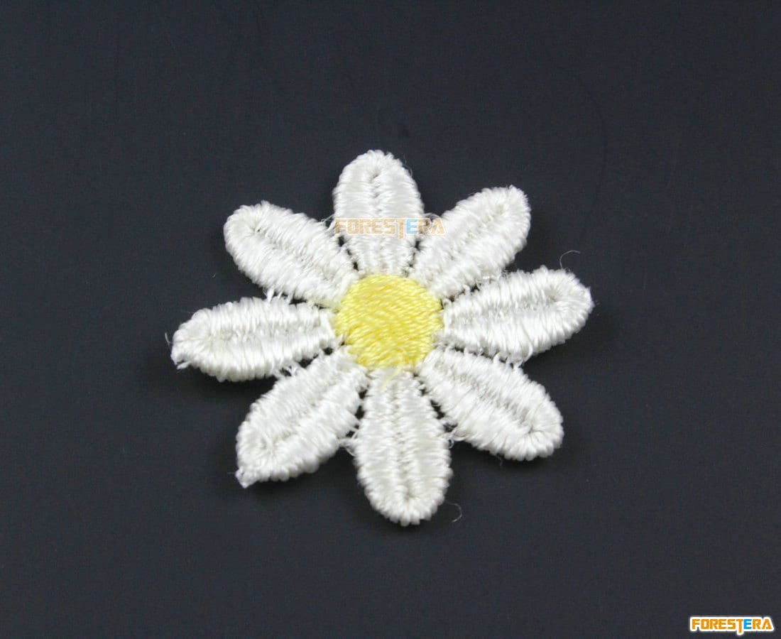 40 Stück Blume Spitze Applikation Weiß Terylen Bestickt Patch 2cm | Lace177 40 Stück Blume Spitze Applikation Weiß Terylen Bestickt Patch 2cm | Lace177 von ForestEra