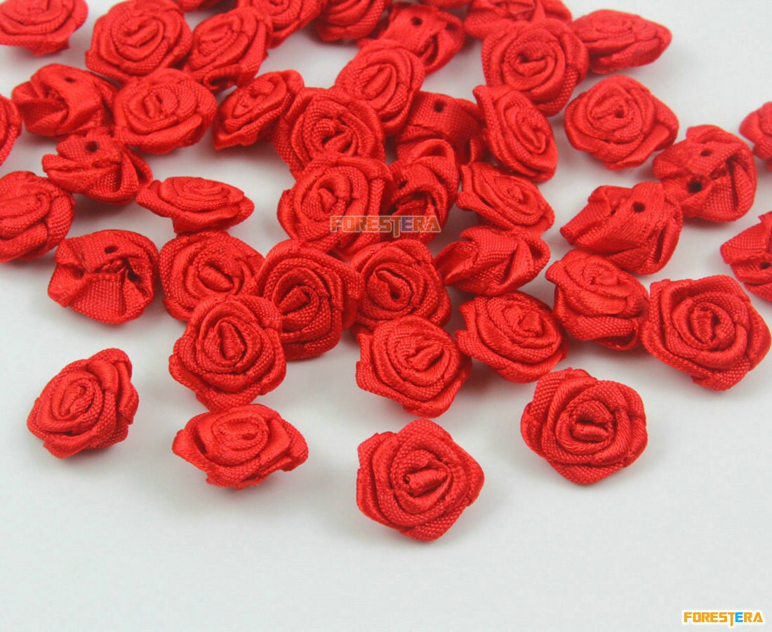40 Stück Rose Spitze Applikation Rot Terylen Patch 1, 5 cm | Lace407 40 Stück Rose Spitze Applikation Rot Terylen Patch 1, 5 cm | Lace407 von ForestEra