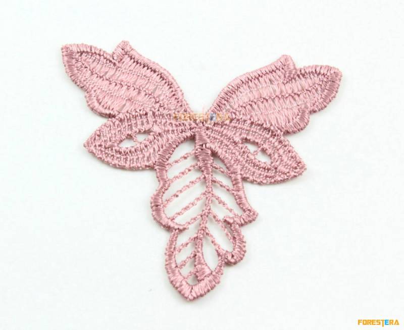 5 Stück Blatt Spitze Applikation Rosa Terylen Bestickt Patch 6x5cm | Lace199 5 Stück Blatt Spitze Applikation Rosa Terylen Bestickt Patch 6x5cm | Lace199 von ForestEra