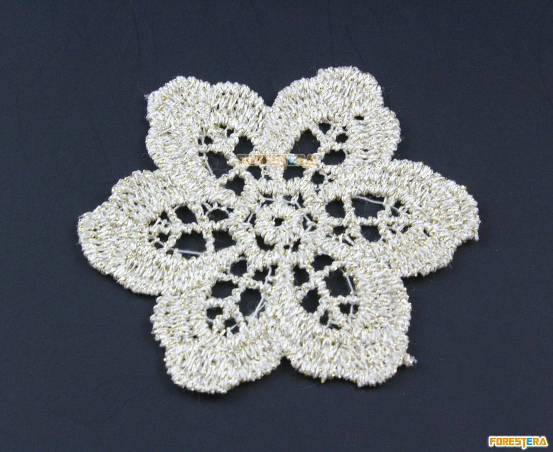 5 Stück Blume Spitze Applikation Beige Terylene Bestickt Patch 5, 4 cm | Lace194 5 Stück Blume Spitze Applikation Beige Terylene Bestickt Patch 5, 4 cm | Lace194 von ForestEra