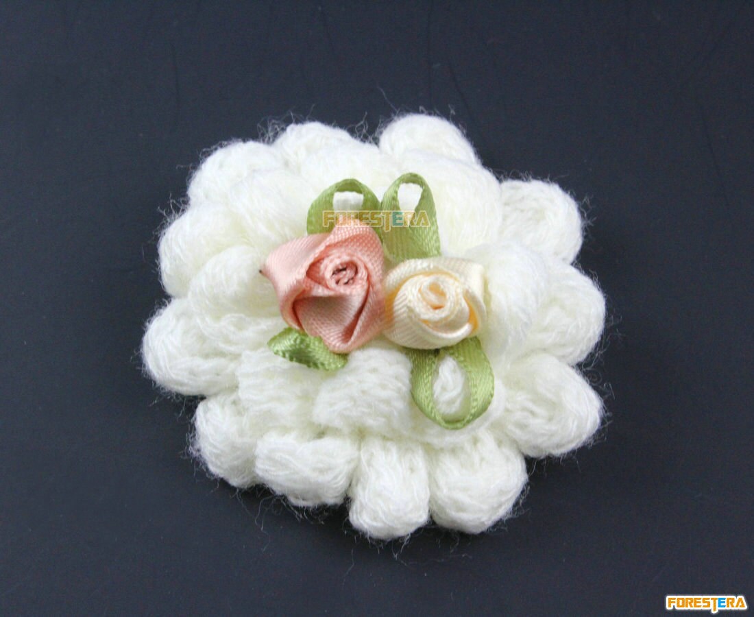 5 Stück Blume Spitze Applikation Weiß Baumwolle Bestickt Patch 4.5x5.5cm | Lace169 5 Stück Blume Spitze Applikation Weiß Baumwolle Bestickt Patch 4.5x5.5cm | Lace169 von ForestEra