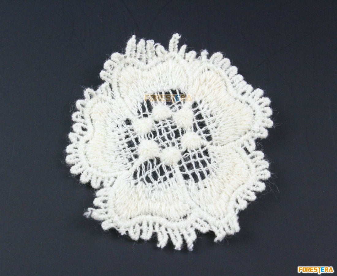 5 Stück Blume Spitze Applikation Weiß Baumwolle Bestickt Patch 5, 5 cm | Lace201 5 Stück Blume Spitze Applikation Weiß Baumwolle Bestickt Patch 5, 5 cm | Lace201 von ForestEra