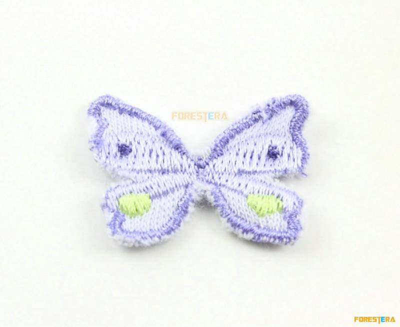 5 Stück Schmetterling Spitze Applikation Lila Terylen Bestickt Patch 2, 5 cm | Lace193 von ForestEra