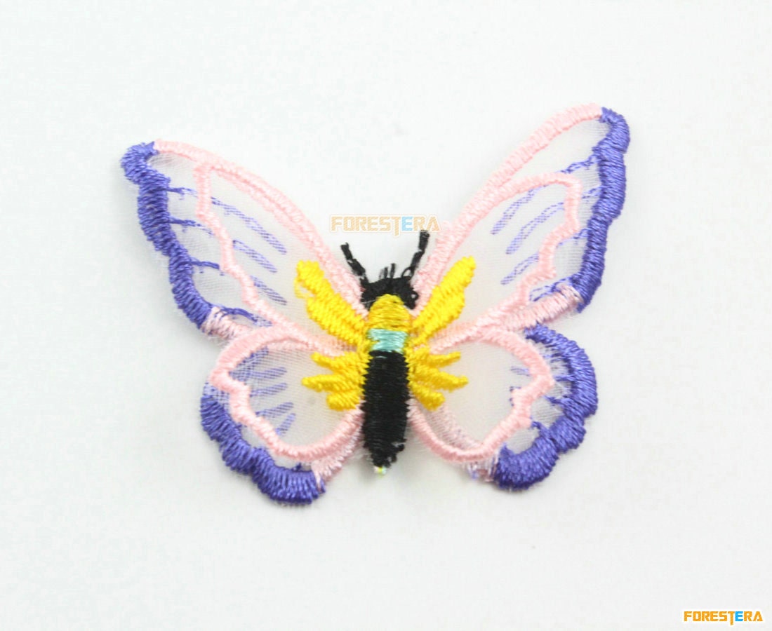 5 Stück Schmetterling Spitze Applikation Rosa Terylen Bestickt Patch 5, 3 X 4 cm | Lace125 5 Stück Schmetterling Spitze Applikation Rosa Terylen Bestickt Patch 5, 3 X 4 cm | Lace125 von ForestEra