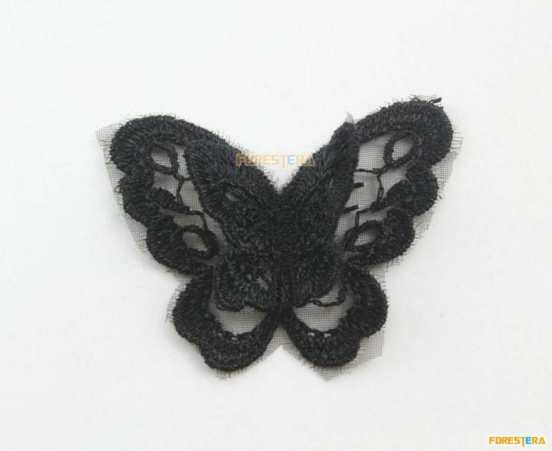 5 Stück Schmetterling Spitze Applikation Schwarz Terylen Bestickt Patch 5x4cm | Lace131 5 Stück Schmetterling Spitze Applikation Schwarz Terylen Bestickt Patch 5x4cm | Lace131 von ForestEra