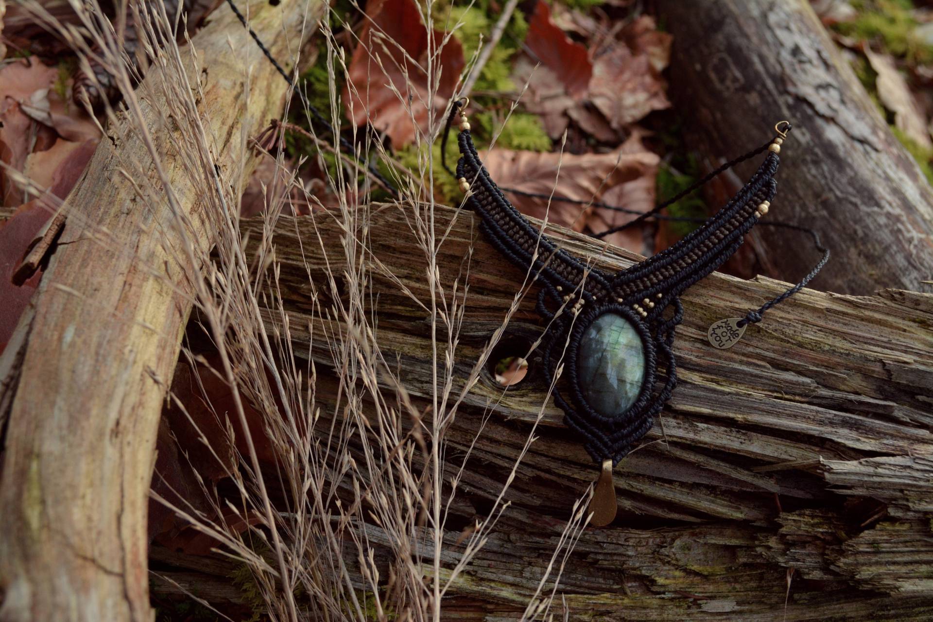 Labradorit Kette Labradorit Kette von ForestGiftMakramee