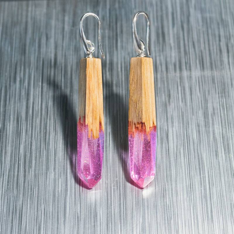 Pinke Ohrringe von ForestMagicWithRivka