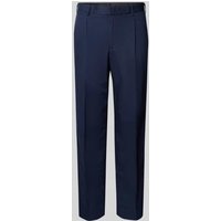 Forét Regular Fit Stoffhose mit Bundhalten Modell 'Writer' in Marine, Größe L von Forét