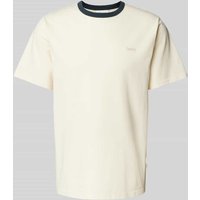 Forét T-Shirt mit Label-Stitching Modell 'HONEY' in Offwhite, Größe M Forét T-Shirt mit Label-Stitching Modell 'HONEY' in Offwhite, Größe M von Forét