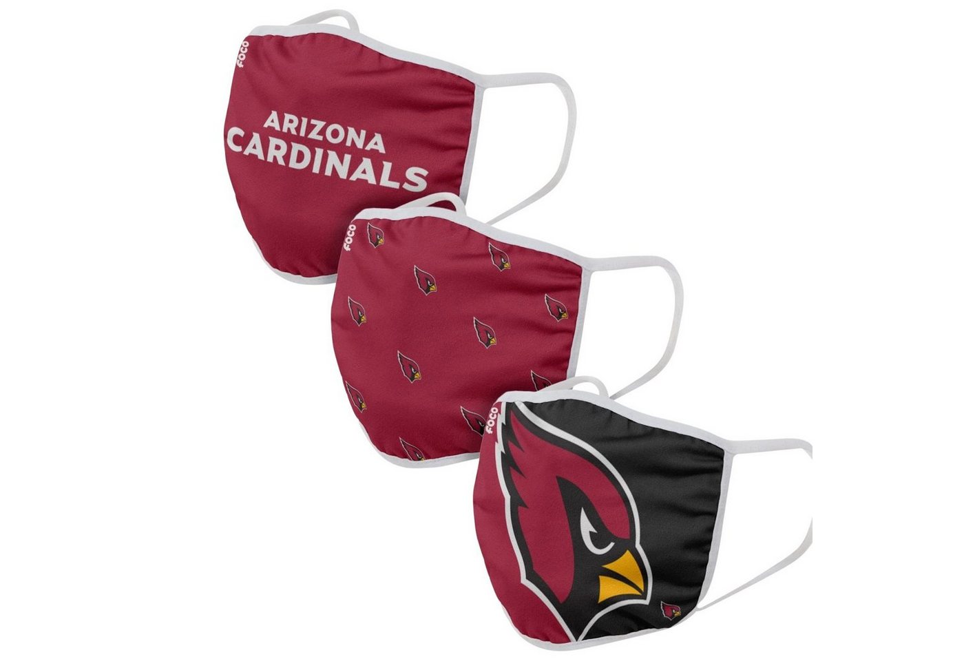 Forever Collectibles Multifunktionstuch NFL MundNasenBedeckung Community Mask 3er Set von Forever Collectibles