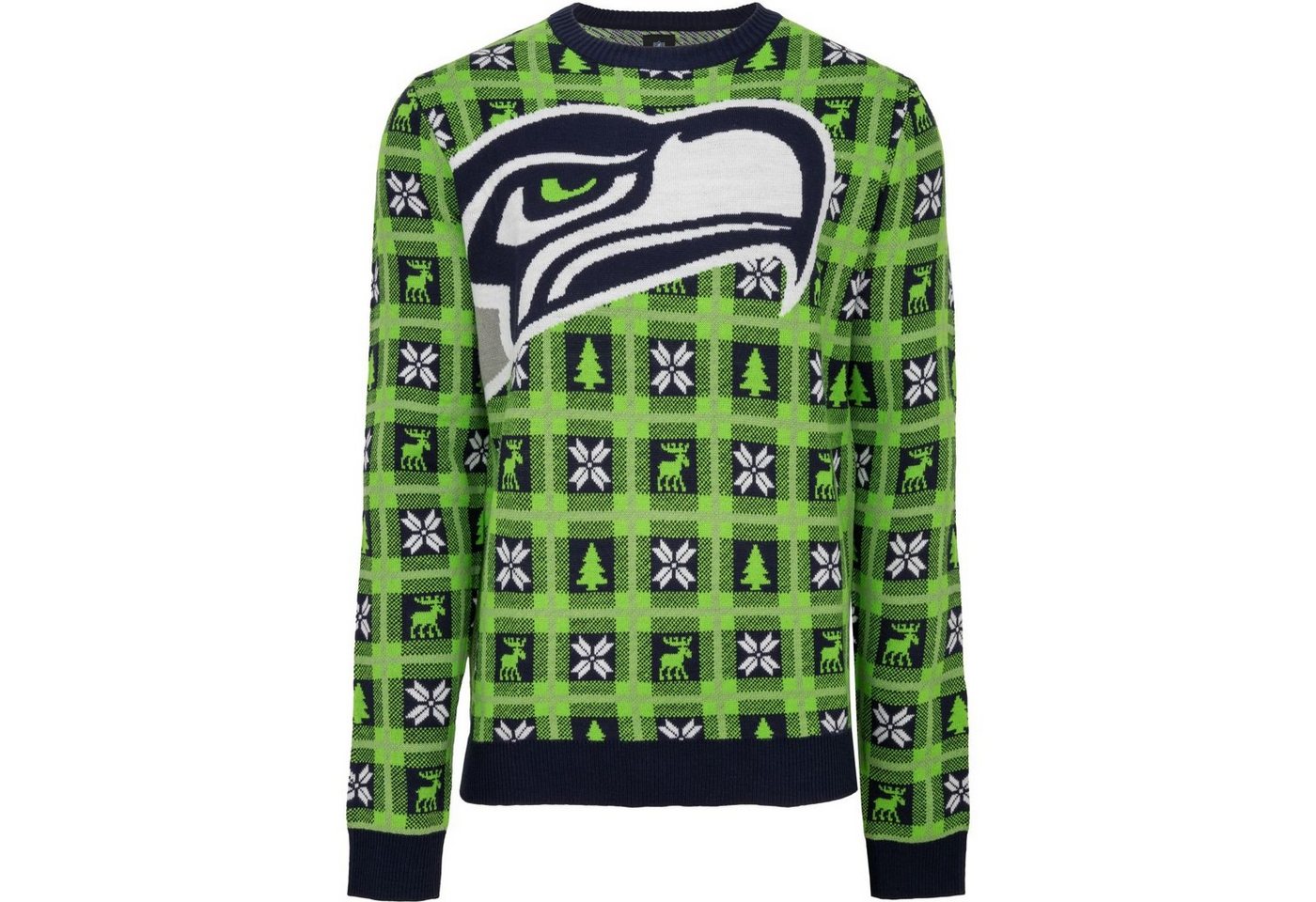 Forever Collectibles Rundhalspullover NFL Ugly XMAS Seattle Seahawks von Forever Collectibles