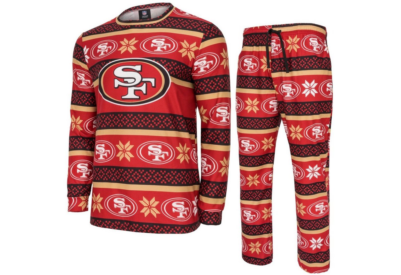 Forever Collectibles Sweatanzug NFL Teams XMAS Pyjama Hose Set von Forever Collectibles