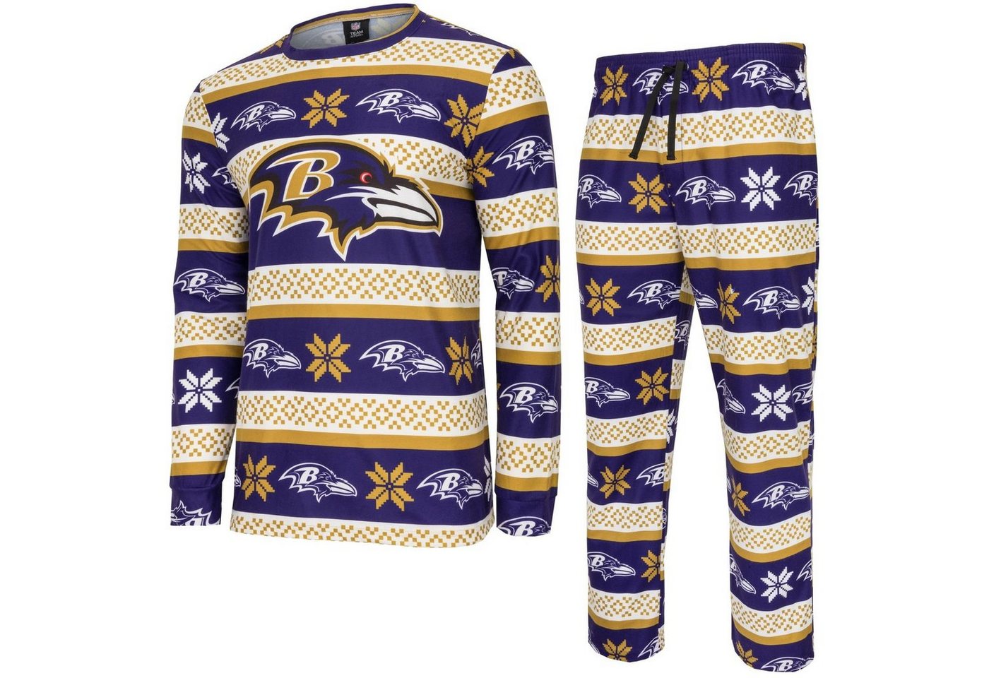 Forever Collectibles Sweatanzug NFL Teams XMAS Pyjama Hose Set von Forever Collectibles