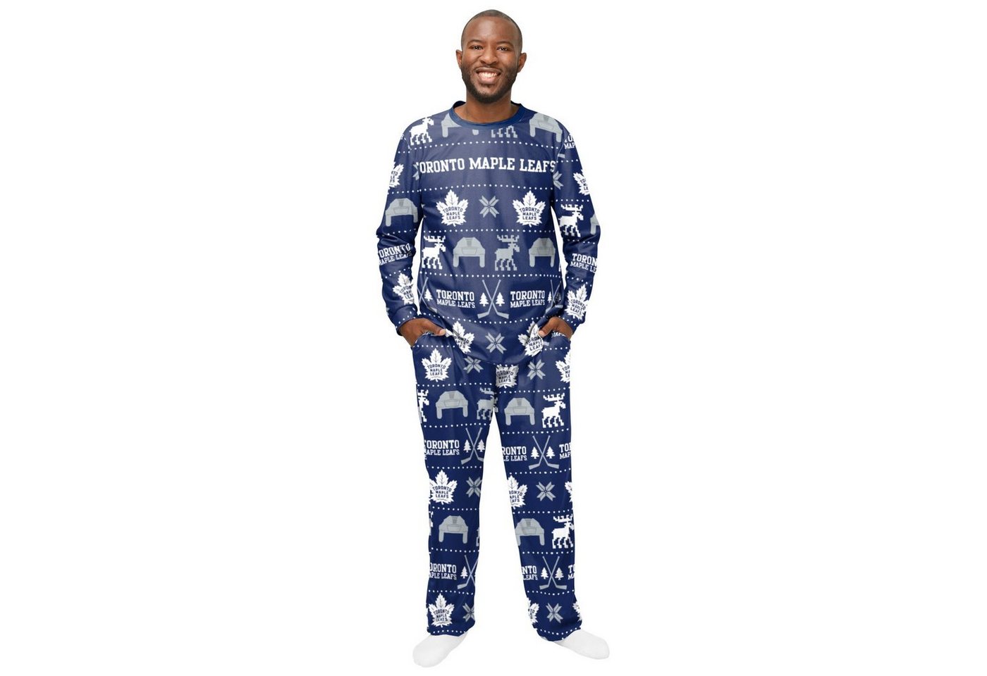 Forever Collectibles Sweatanzug NHL XMAS Pyjama Hose Set von Forever Collectibles