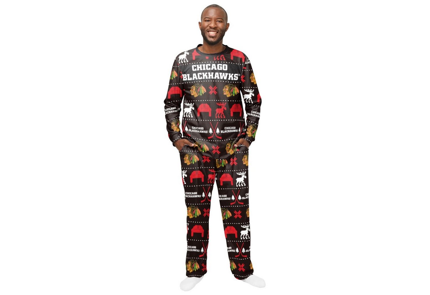 Forever Collectibles Sweatanzug NHL XMAS Pyjama Hose Set von Forever Collectibles