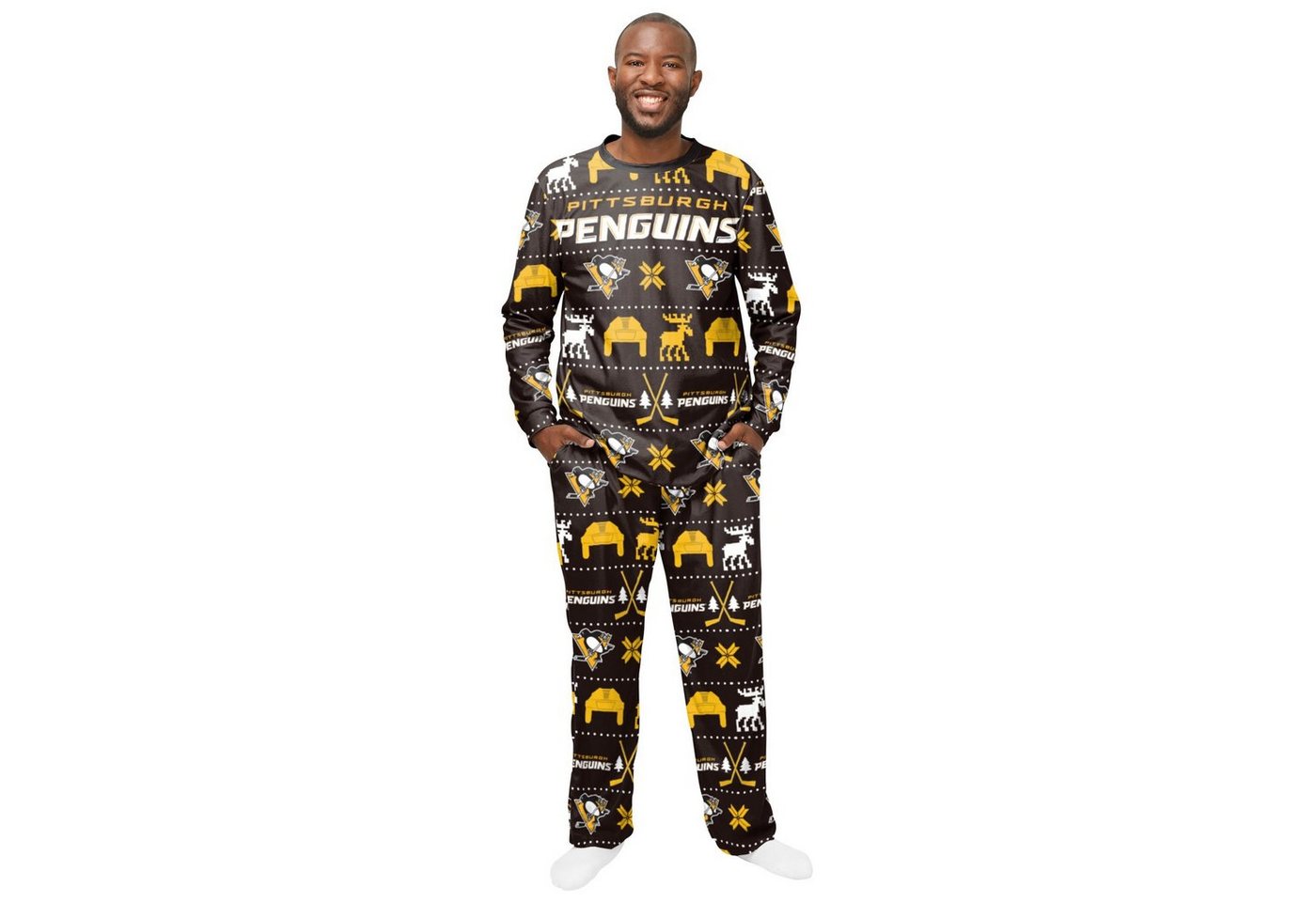 Forever Collectibles Sweatanzug NHL XMAS Pyjama Hose Set von Forever Collectibles