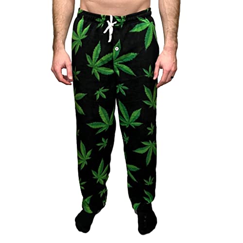 Forever Lazy Herren-Pyjamahose aus Fleece, Mary Jane, Large von Forever Lazy