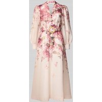 Forever New Abendkleid mit Taillengürtel Modell 'Peyton' in Rosa, Größe 40 von Forever New