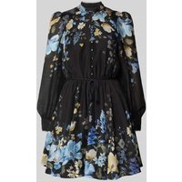 Forever New Cocktailkleid mit Bindegürtel Modell 'Vienna' in Dunkelblau, Größe 40 von Forever New