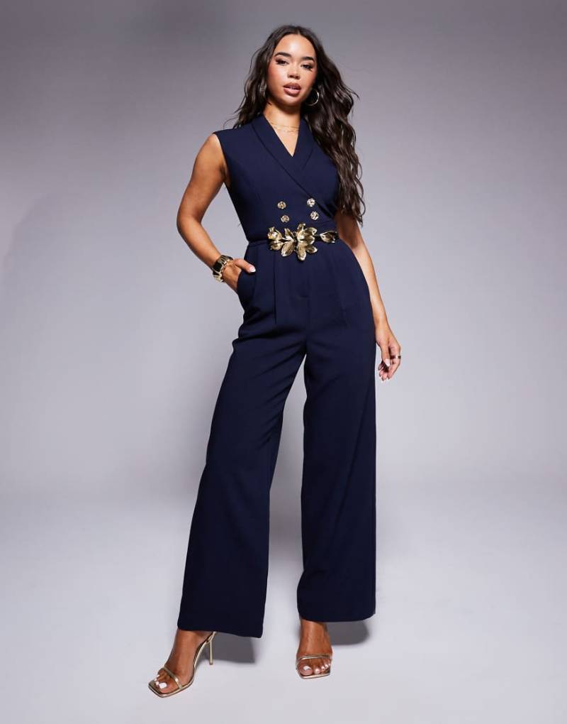 Forever New - Jumpsuit in Marineblau von Forever New
