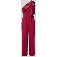Forever New Jumpsuit mit Schleifen-Detail Modell 'Donna' in Bordeaux, Größe 40 von Forever New